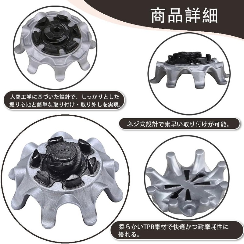 Golf Spikes, Sole Spikes, Replacement Soft Spikes, Replacement Spikes, Shoe