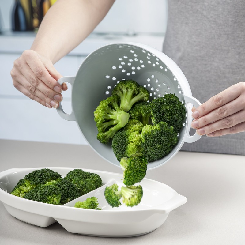 Zeal G210B Melamine Colander/Strainer (20cm) -Duck Egg Blue