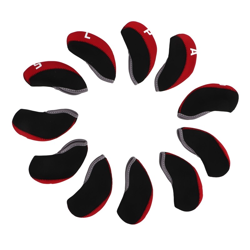 11PCS Golf Club Headcover Set Neoprene Numbered Golf Club Head