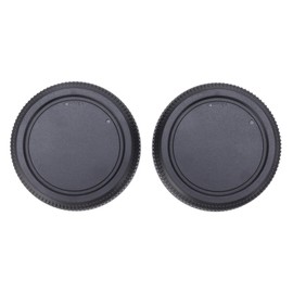 2 x ABS Plastic Lens Caps. Snap on Lens Back Cover, Lens Rear Cap. Compatible with GFX Series SLR Cameras, 3G Bayonets