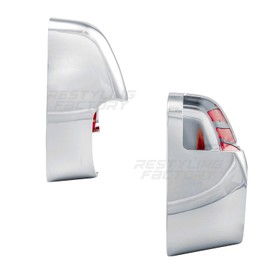 Restyling Factory Chrome Towing Mirror with Turn Signal for 09-18 Dodge Ram 1500, 10-14 Dodge Ram 2500/3500