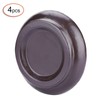 4Pcs Beech Wood Round Piano Foot Pads Set Upright Piano