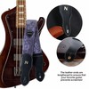 Nefelibata Guitar Strap with Pick Pocket,2.3 inch Porter Style Leather