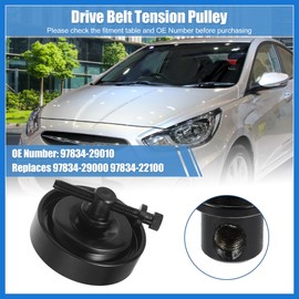VekAuto 97834-29010 Car Drive Belt Tension Pulley for Hyundai Accent Elantra Tiburon Tucson 95-12 for Kia Soul 10-11 Belt Tensioner Idler Pulley Replace 97834-29000 97834-22100 Auto Parts