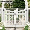 TIBEGOLD 5" Spring Loaded Gate Caster, Heavy Duty Gate Wheel