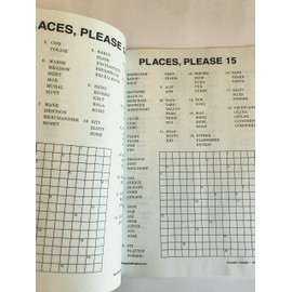 Volumes 390, 391, and 392 of The Places Please Fill in Puzzles from Penny Press Selected Series