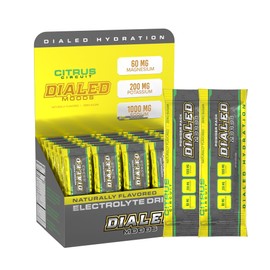 DIALED MOODS DIALED MOODS Electrolyte Powder - Citrus Circuit – Electrolyte Hydration Powder Packs, Sugar-Free Hydration for Athletes, Keto, Vegan, Boost Energy & Endurance, Convenient, 12 Single Serve Packs