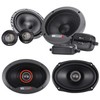 MB Quart Pair FSB216 6.5" 280 Watt Component Speakers+(2) 6x9