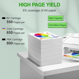 SINOPRINT 202XL Printer Cartridges for Epson 202 XL Cartridges for Epson XP 6105 Printer Cartridges for Expression Premium XP-6100 XP-6000 XP-6005 XP6100 XP6105 XP6000 XP6005 Pack