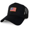 AC Racing USA American Flag Patch Snapback Trucker Mesh Cap