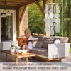 Remmdan Wind Chimes for Outside, Windchimes Outdoors, Capiz Shell Wind