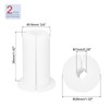 HiPicco 2Pcs Wall Grommets for Cables 3/4-Inch Silicone Cable Wall