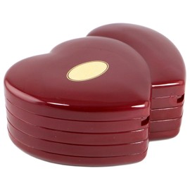 BR 1pc Deluxe Makeup Palette - Eyeshadow, Blush, Gloss, Mascara #1868 - Red - Matte Finish - Buildable Coverage - All Skin Types & Tones - Unisex - All-in-One Convenient Palette