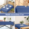 YEAHSEA Rectangle PVC Table Cloth 200x140cm,Waterproof Table Cover Protector Wipe
