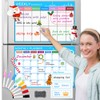 Dry Erase Calendar - Set of 3 Magnetic Calendars for