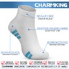 CHARMKING Calcetines de compresión para mujeres y hombres, circulación de