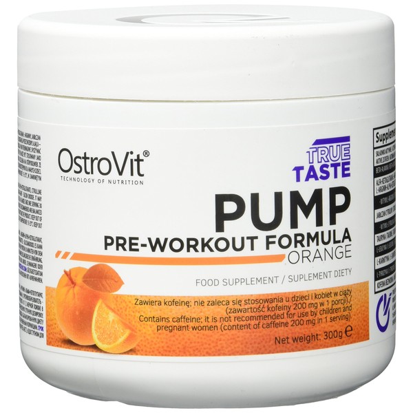 OstroVit PUMP Pre-Workout Orange, 1er Pack (1 x 300 g)