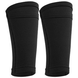 1 Pair Soccer Shin Guards Shin Pads for Youth Adult, Double Layer Breathable Mesh Shin Pad Sleeves, Calf Protective Gear Soccer Equipment, Shin Guard Sleeves Soccer Guard Sleeves (Youth/M)
