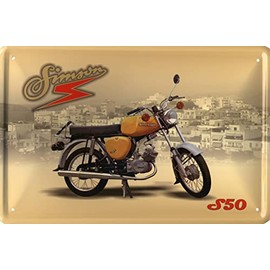 Geschenkeparadies 24 Tin Sign 20 x 30 cm Simson S50
