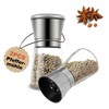 BESTDIN Salt and Pepper Mill Set of 2 with Manual