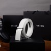VATAN Men's Belt Leather Ratchet Belt for Men Dress Casual