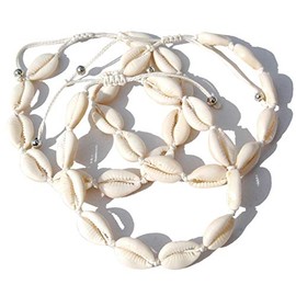 2002.wt Starfish Anklet Fashion Jewellery Made of Cowrie Shells Surfer Shell Anklet, Shell