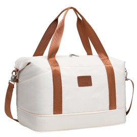 COOLIFE Cabin Bag 45×36×20 for Easyjet Airlines Underseat,Travel Holdall Carry on Hand Luggage Weekend Bag for Women，Travel Duffel Bag, Weekend Bag with Trolley Sleeve