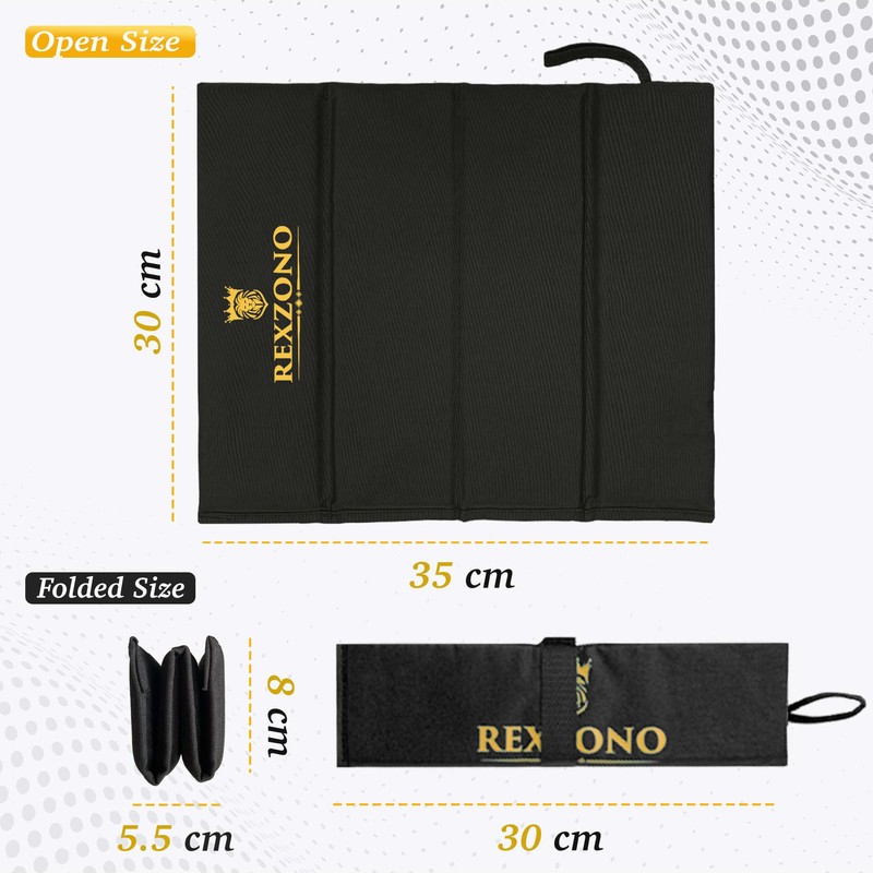 REXZONO Folding Sit Mat - Waterproof, Moisture-Resistant, Portable Sitting Cushion.