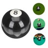 Kisangel Billiards Black Cue Ball Billiards Pool Balls 8 Billiard