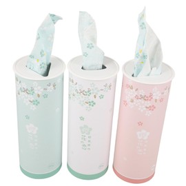 HAPINARY Car Tissues with Round Box, Portable Tissue Tubes for Travel, Pro Tube, 3 Different Colours, Ideal for Car and On the Go