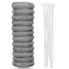 LVYOUIF Stainless Steel Washing Machine Lint Snare Traps, 12 PCS