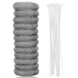 LVYOUIF Stainless Steel Washing Machine Lint Snare Traps, 12 PCS Washer Hose Lint Traps with 12 PCS Cable Ties, Laundry Mesh Washer Sink Drain Hose Screen Filter