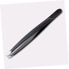 WOONEKY Ergonomic Design Eyebrow Clip Tweezers 5pcs Stainless Steel Eyebrow
