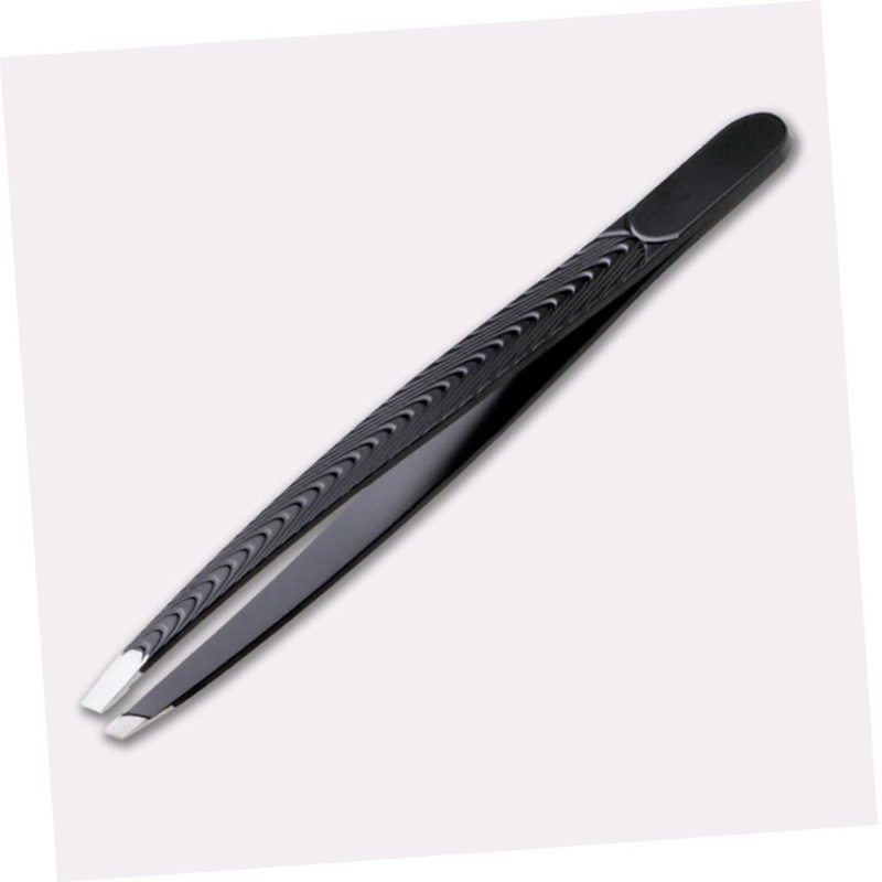 WOONEKY Ergonomic Design Eyebrow Clip Tweezers 5pcs Stainless Steel Eyebrow