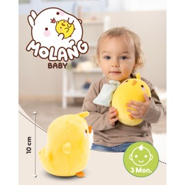 NICI Piu Piu Cuddly Toy 10 cm with Bell - Cute Stuffed Toy for Cuddling and Playing, Piu Piu Plush Toy for Cuddly Animal Lovers - 49485