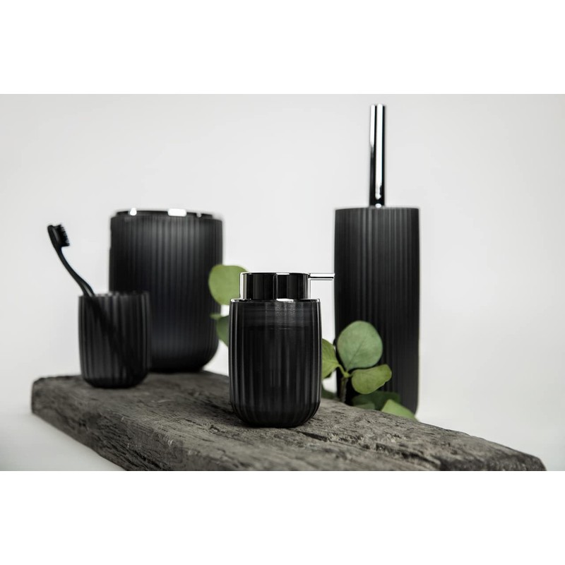 Agropoli Toilet Brush Set Grey