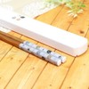 JapanBargain 4922, Japanese Portable Chopsitcks with Case 8.75 inch Bamboo