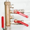 16pcs Brass Pipe Cap with 16 Rubber Gasket Seal Ring,
