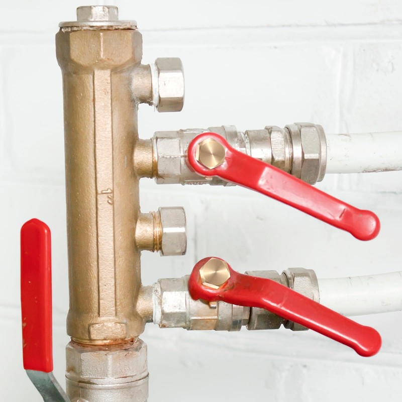 16pcs Brass Pipe Cap with 16 Rubber Gasket Seal Ring,