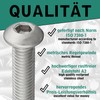 Rounded Head Screw with Hexagon Socket (ISK) According to Standard: