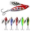 Saltwater Jigs Fishing Lures Kit Jigging Spoon Metal Lures Slow
