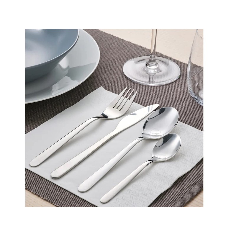 Ikea TSSP Teaspoon, Stainless Steel (Pack of 4)