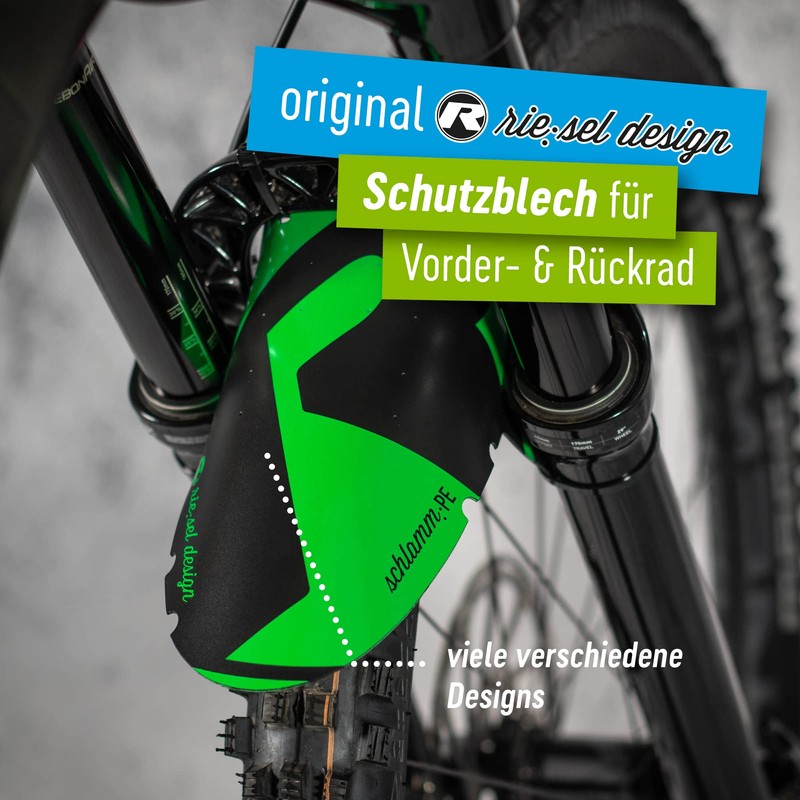 Riesel Design Schlamm:PE Mountainbike Enduro Style Front & Rear Bike