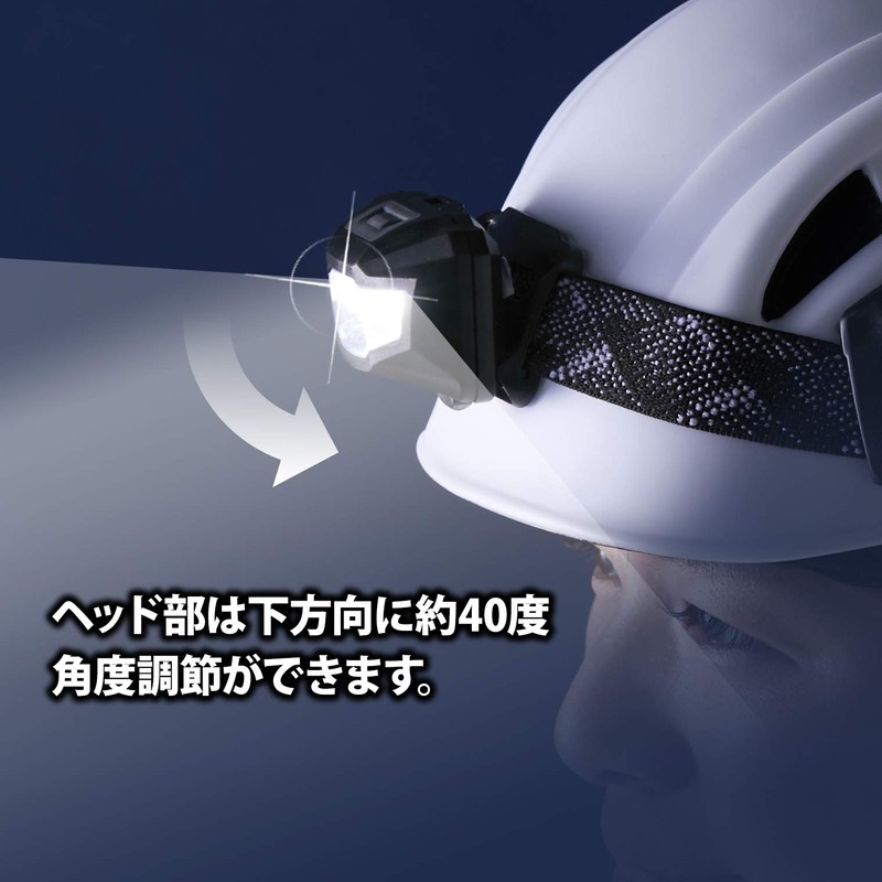 Asahi Denki Kasei, Wide LED Headlight, ACA-4306, Black, 2.4 x