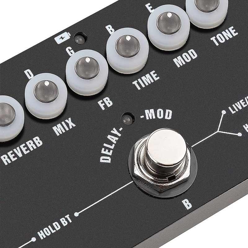 Multi Effects Guitar Pedal,Cube Baby Guitar Multi Effects Pedal Delay