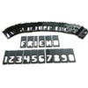 Milescraft 2202 Horizontal Character Template Set 1.5in (42 piece) Router