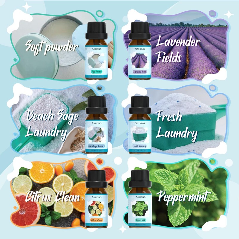 Salking Essential Oil Fresh Clean 12 x 10 ml -1