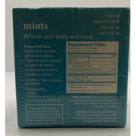 Unbranded CIVACO Energy And Focus Refreshing Mint 6 Pks Exp 02/27