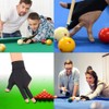 4 Pcs Billiards Gloves,Three Finger Gloves Snooker Gloves,Left Hand Pool