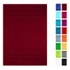 Lashuma Linz Absorbent Bathroom Mat 50 x 70 cm Ruby